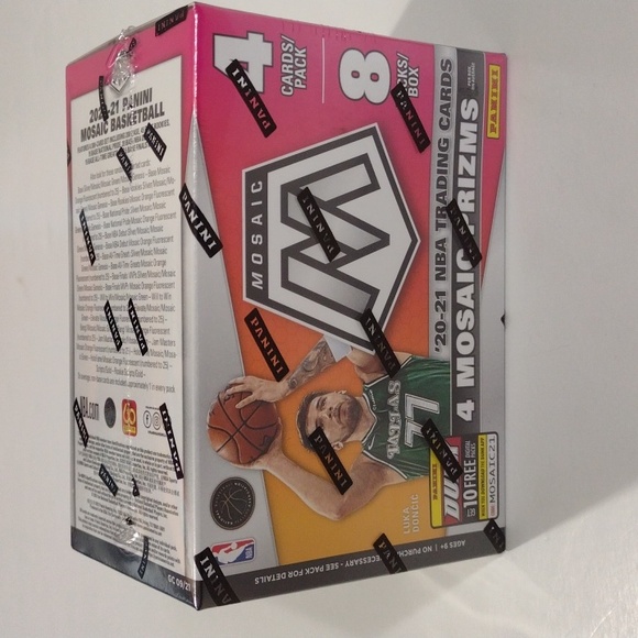 Panini Mosaic 2020-21 NBA Trading Cards New Sealed One Box - Picture 3 of 12